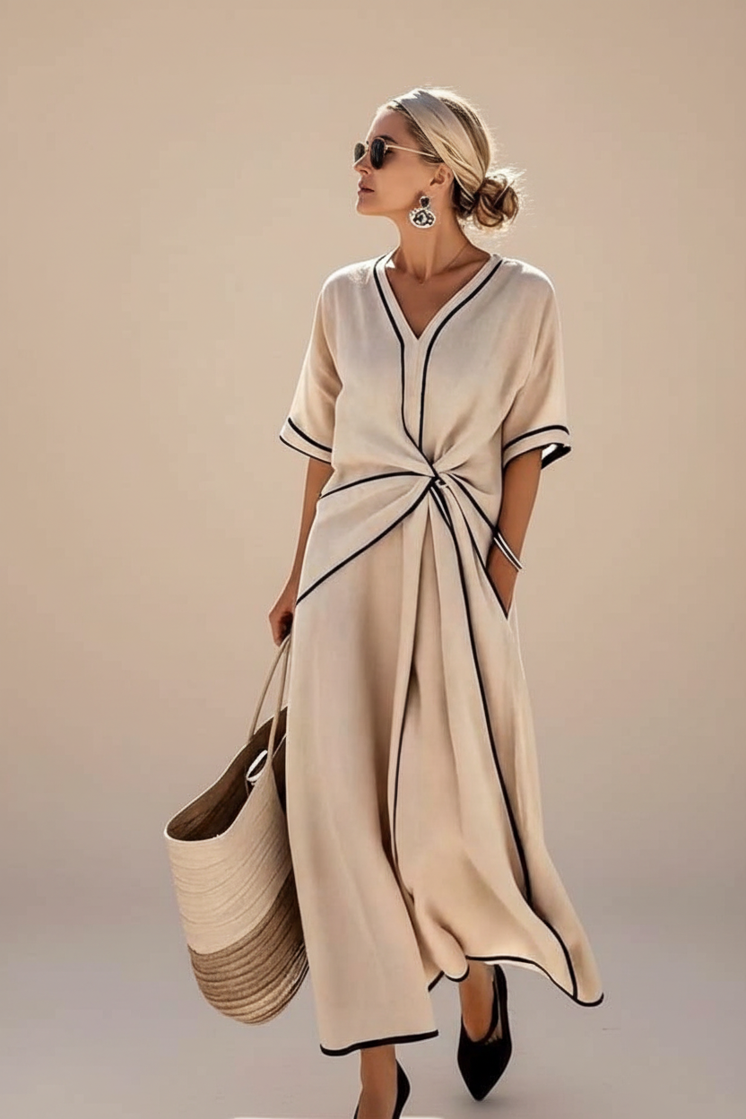 Clara | Vestido de corte fluido