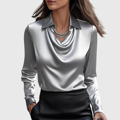 Aura | Blusa Satinada Elegante