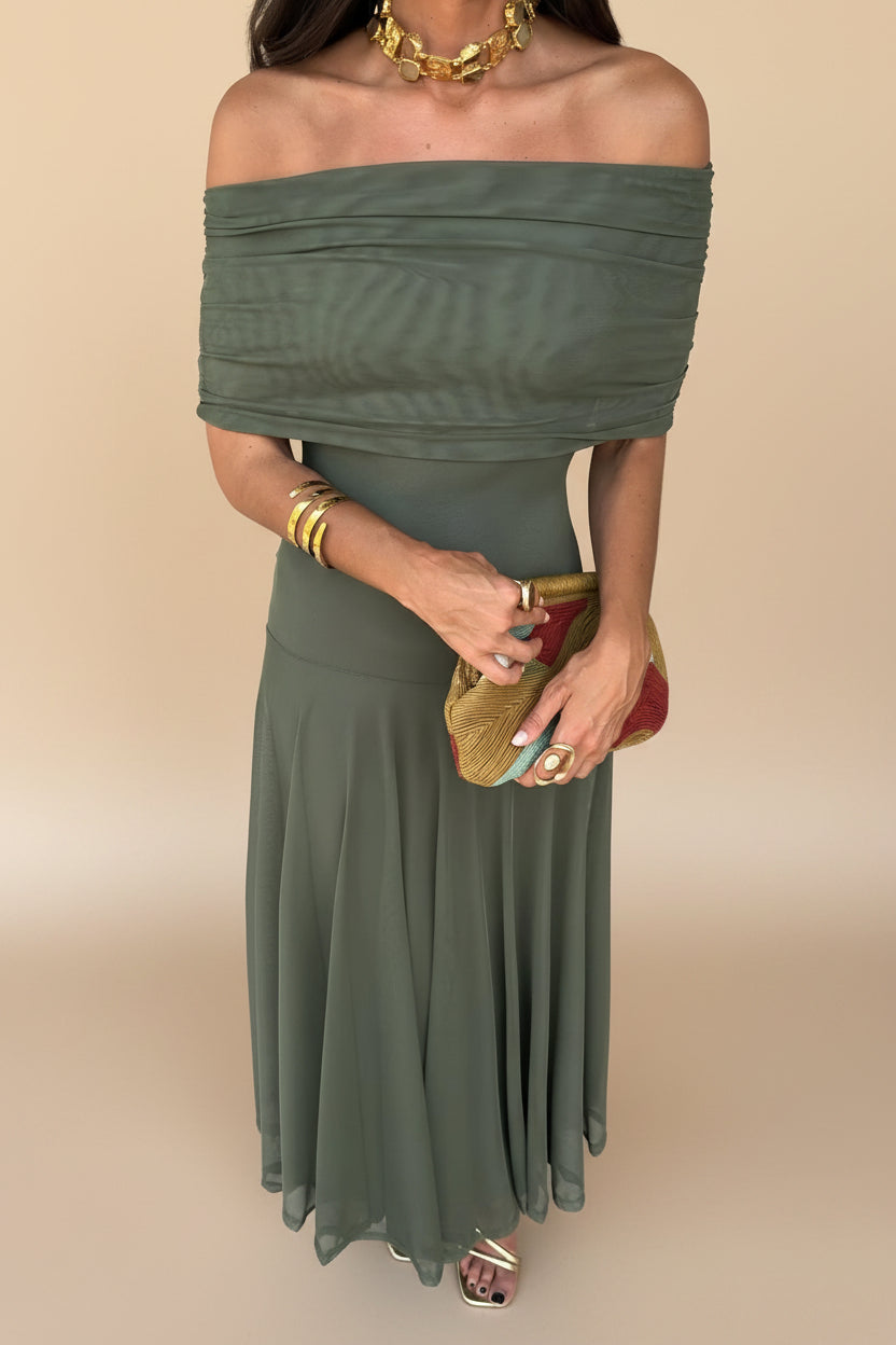 Mara | Vestido hombros descubiertos