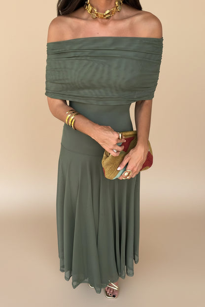 Mara | Vestido hombros descubiertos
