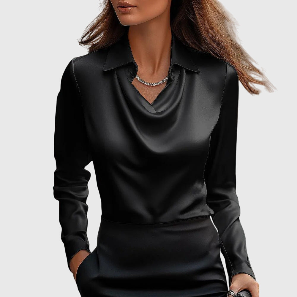 Aura | Blusa Satinada Elegante