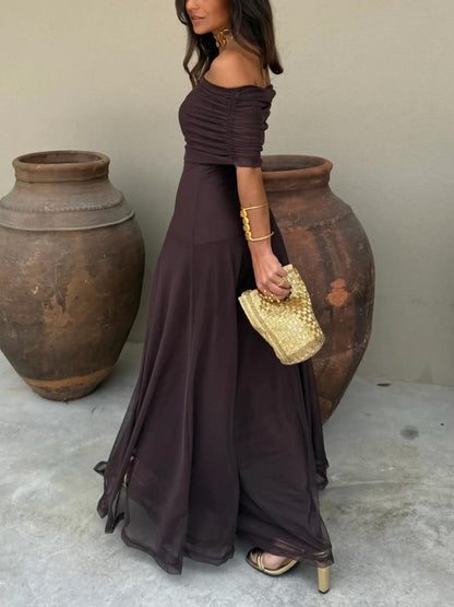 Mara | Vestido hombros descubiertos