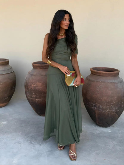 Mara | Vestido hombros descubiertos
