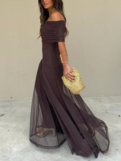 Mara | Vestido hombros descubiertos