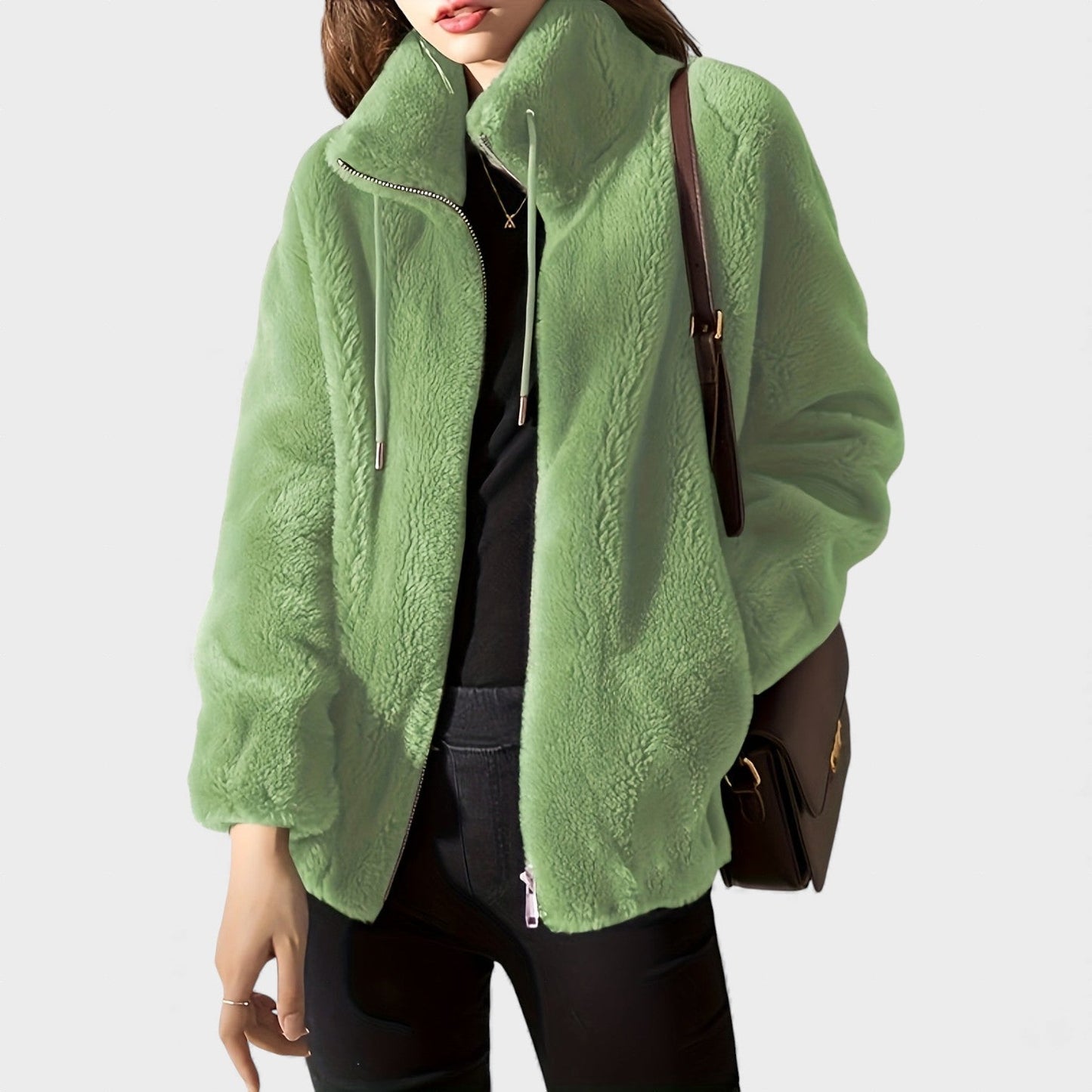 Ludy | Chaqueta con Cremallera Acogedora