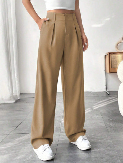 Doue | Pantalones elegantes de pierna ancha