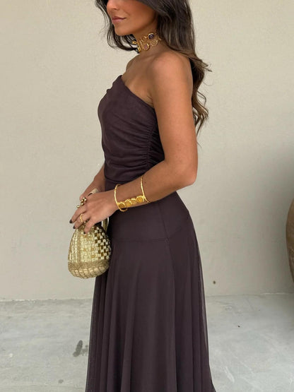 Mara | Vestido hombros descubiertos