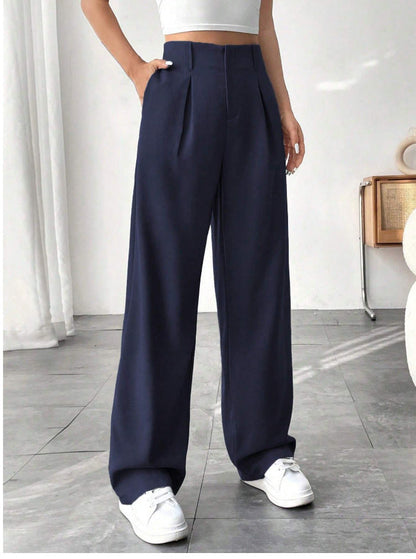 Doue | Pantalones elegantes de pierna ancha