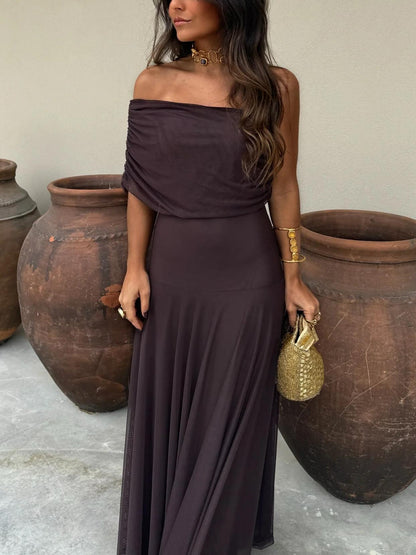 Mara | Vestido hombros descubiertos