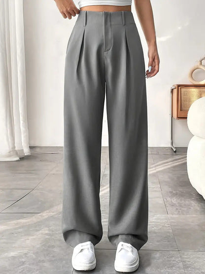 Doue | Pantalones elegantes de pierna ancha