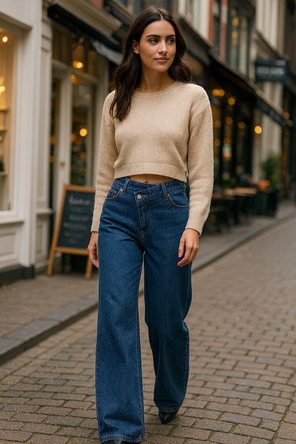 Noa | Jeans sueltos de estilo urbano y sofisticado