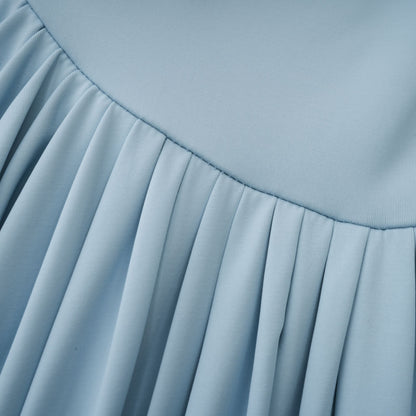 Freya | Vestido largo drapeado con detalle asimétrico