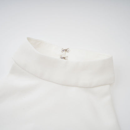 Atenea | Vestido largo con capas espalda abierta