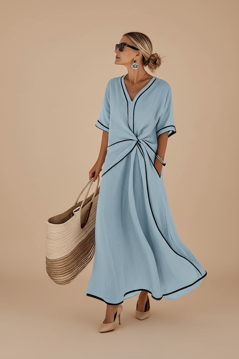 Clara | Vestido de corte fluido