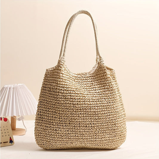 Freesia | Bolso Bandolera de Paja Trenzada - Natural Claro