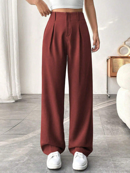 Doue | Pantalones elegantes de pierna ancha