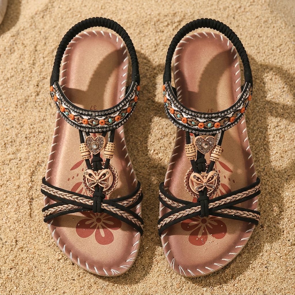 GLAMOR| Sandalias bohemias cómodas Milos