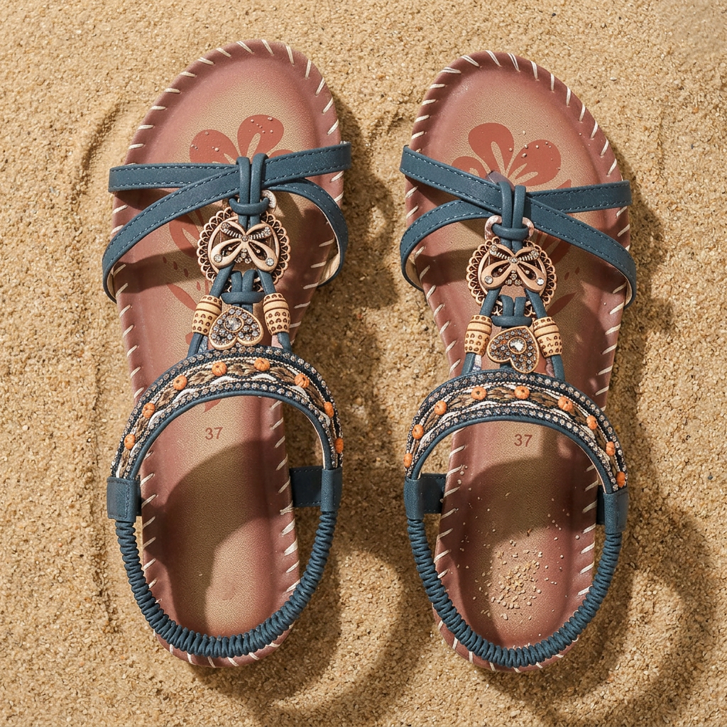 GLAMOR| Sandalias bohemias cómodas Milos