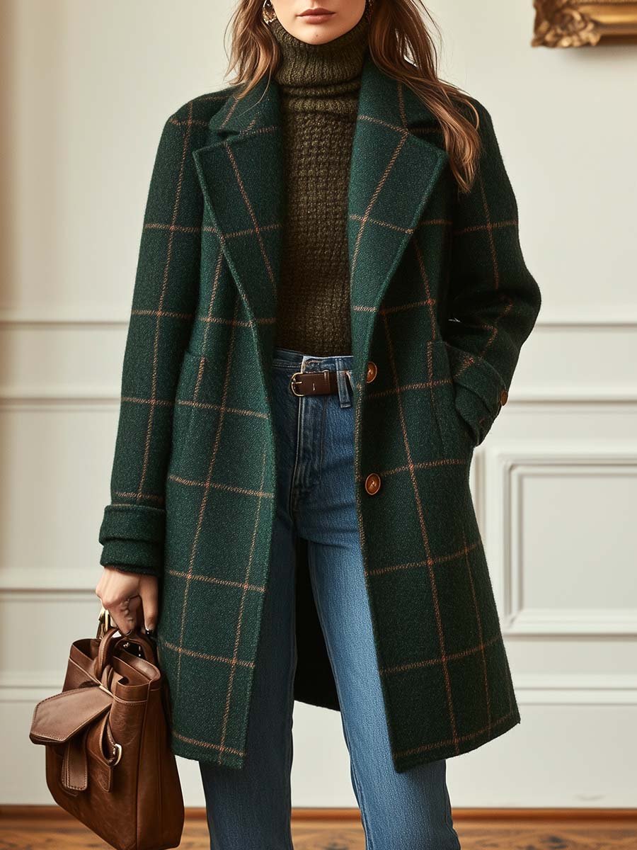 Elisa | Chaqueta cuadros