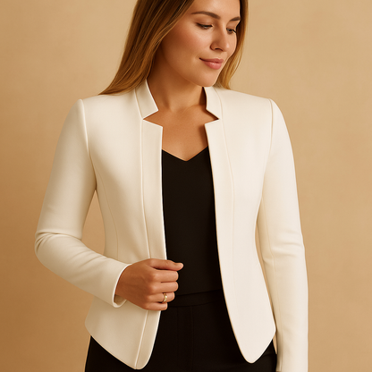 Calista | Americana ligera con cuello de muesca