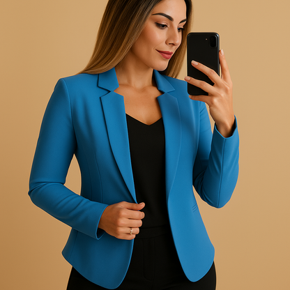 Calista | Americana ligera con cuello de muesca