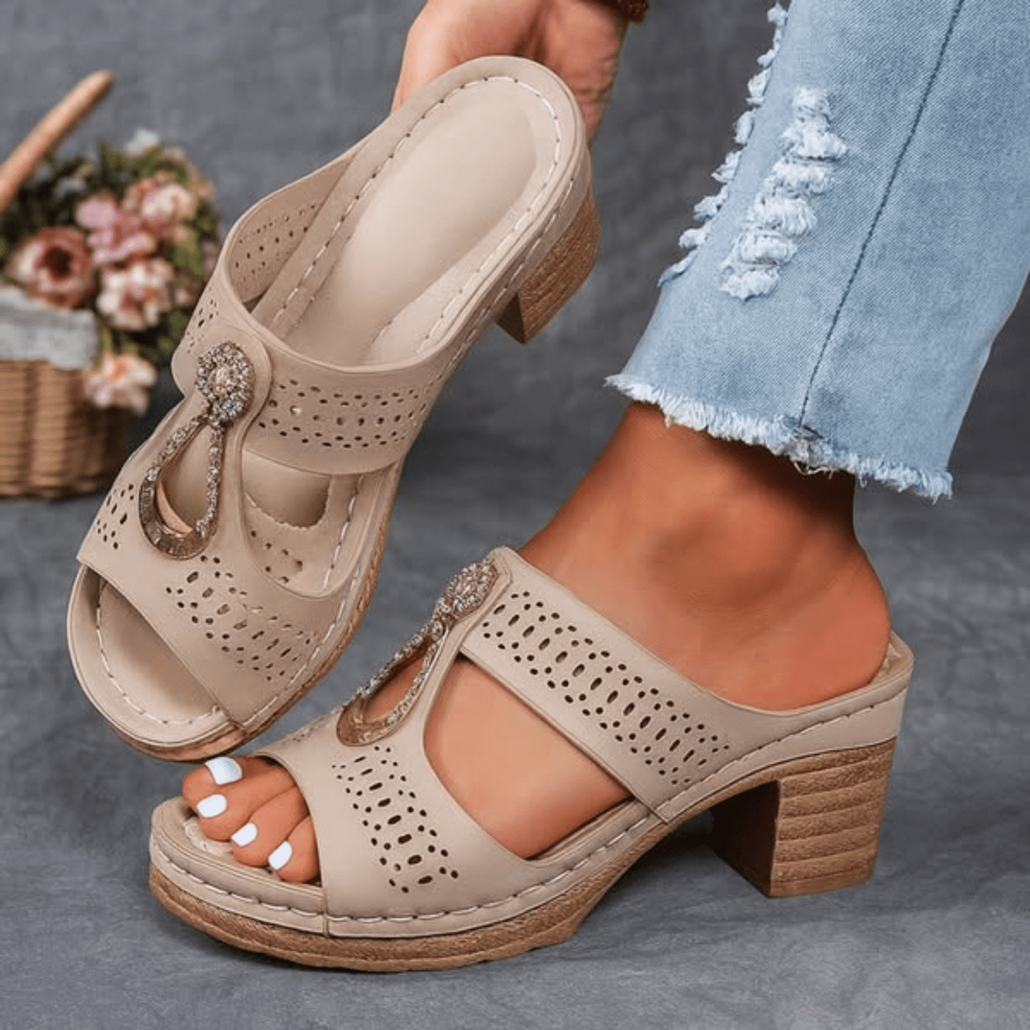 GLAMOR | Sandalias ortopédicas cómodas Palermo