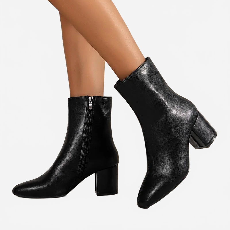 Sydney | Botas con tacón de cuero