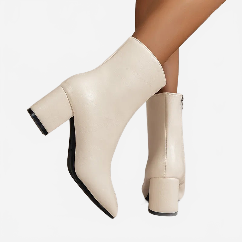 Sydney | Botas con tacón de cuero